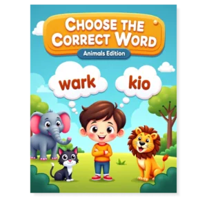 chosse correct word animal's