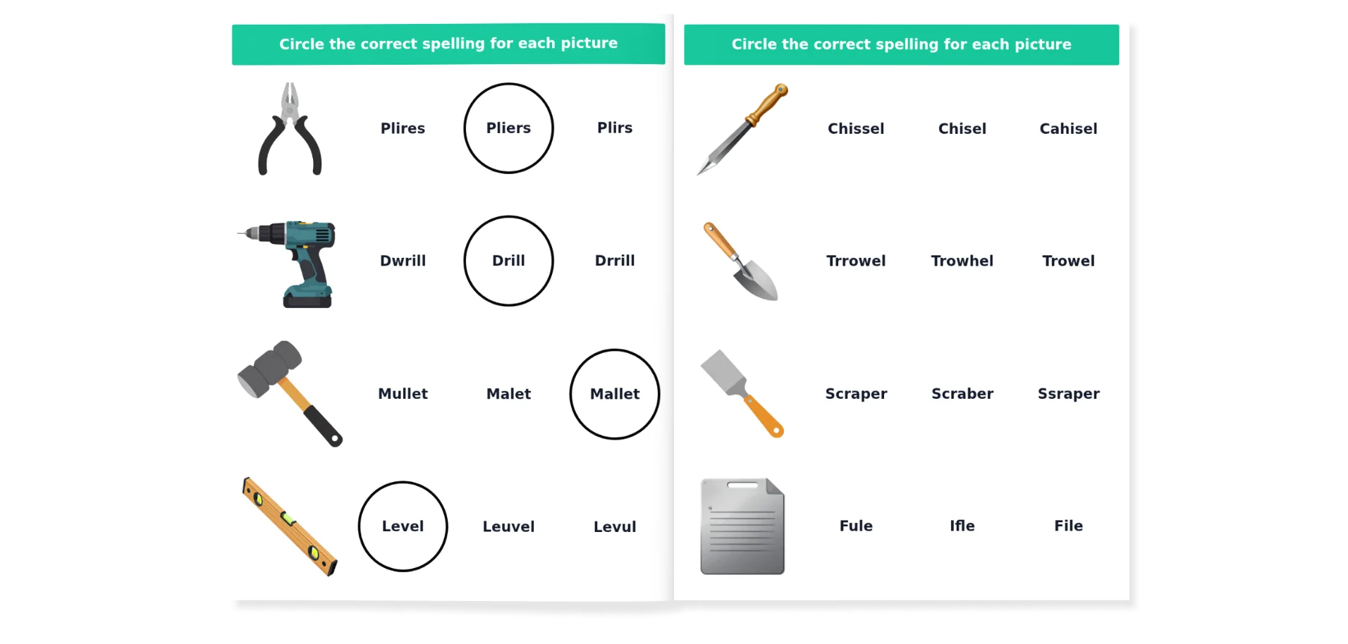 Choose the Correct Word: Tools Edition - Image 2